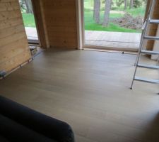 Le parquet de notre chambre