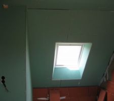 Placo hydrofuge salle de bain