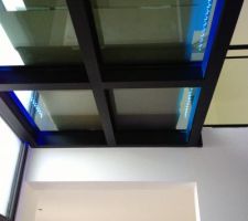 Passerelle et led en place