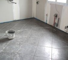Carrelage de la cuisine