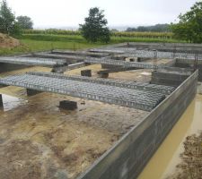 Livraison du plancher.