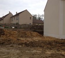 Ici nous devions mettre nos voitures