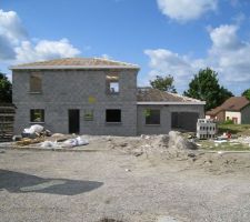 Vue globale de la maison (face sud)