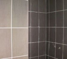 1er juin : joints faïences sdb étage