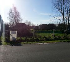 Le terrain avant travaux