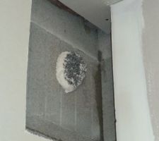 Infiltration après passage des couvreurs- dimanche 2 juin. ça a évolué GRR!