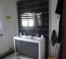 Notre double plan vasque terminé
