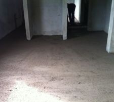 Chape carrelage chambre 1