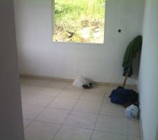 Carrelage et enduits chambre 2