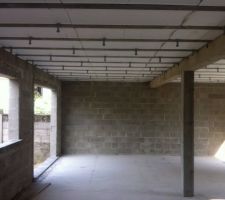 Suspente plafond posée
