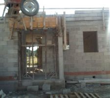 Pr&eacute;paration du porche