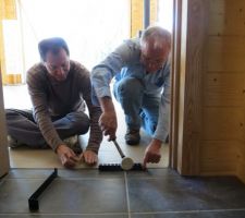 Pose de la derni&egrave;re lame :)