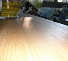 Buffet revu... Aspect verni brossé