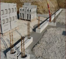 Fondations du mur Est