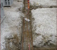 Ferraillage
au niveau du mur Est