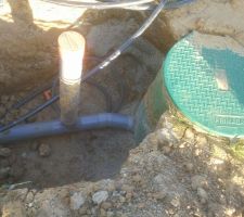 Cuve de récupération d'eau de pluie raccordée aux gouttières!