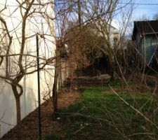 Futur allée vue du jardin