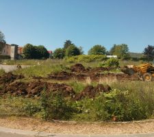 A notre arrivée sur le chantier