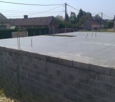 La dalle coulée