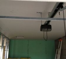 Placo du garage terminé