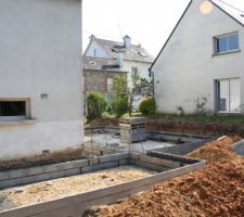 Le vide sanitaire de la future cuisine