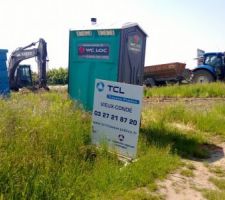 D&eacute;but de la pr&eacute;paration du lotissement.