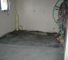 Coulage chape RDC