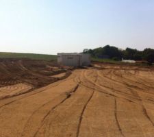 Viabilisation du terrain en cours!