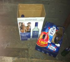 La r&eacute;serve planqu&eacute;e dans notre cave...