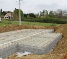 Dalle maison terrasse