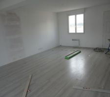 Parquet pin gris SALON