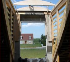 Enfin l'arrondi des lucarnes