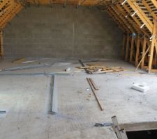 Salle de bain   chambre parentale avec dressing   grenier