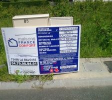 Affichage du permis de construire