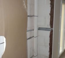 Passage des gaines VMC double Flux Paul Ventilation