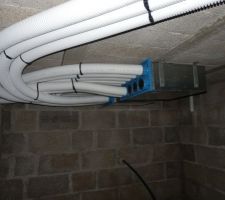 Passage des gaines VMC double Flux Paul Ventilation