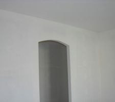 Plafond fini chambre adulte