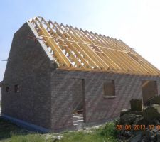 2ème jour de charpente