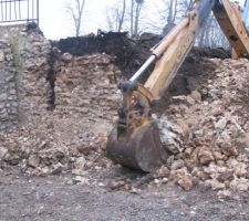 Création du 1er accès au terrain