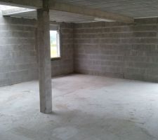 Photo prise de la cuisine, vu sur salon séjour