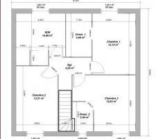 Plan du 1° Etage