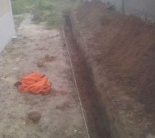 Suite de l'évacuation des eaux pluviales