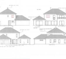 Plan des façades