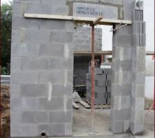 La future porte-fenêtre cuisine/terrasse