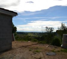Vue de l'arrivée à la maison !