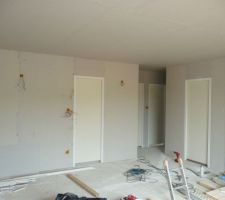 Cloison etage .