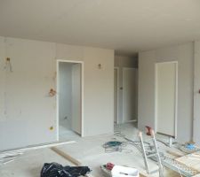 Cloisons etage.