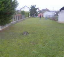 Le terrain sous un autre angle.