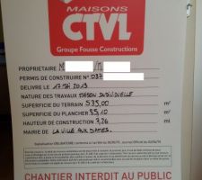 1er fois devant de notre panneau