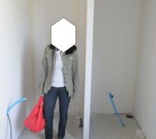 Douche et wc de la "suite parentale"